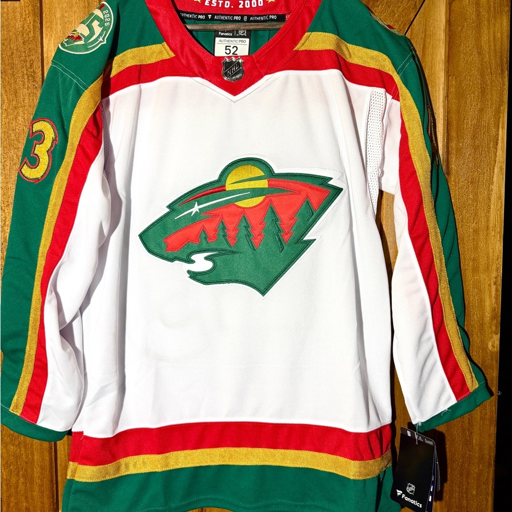 Quinn Hughes Minnesota Wild Jersey